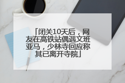 闭关10天后，网友在高铁站偶遇文班亚马，少林寺回应称其已离开寺院