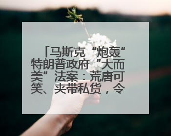 马斯克“炮轰”特朗普政府“大而美”法案：荒唐可笑、夹带私货，令人作呕