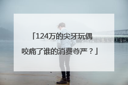 124万的尖牙玩偶 咬痛了谁的消费尊严？