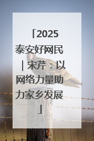 2025泰安好网民｜宋芹：以网络力量助力家乡发展