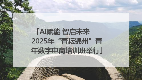 AI赋能 智启未来——2025年“青耘锦州”青年数字电商培训班举行