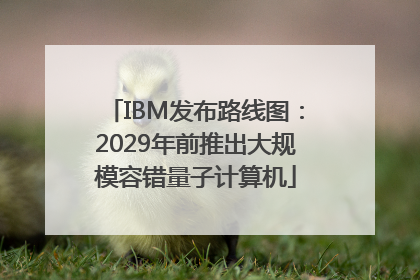 IBM发布路线图：2029年前推出大规模容错量子计算机